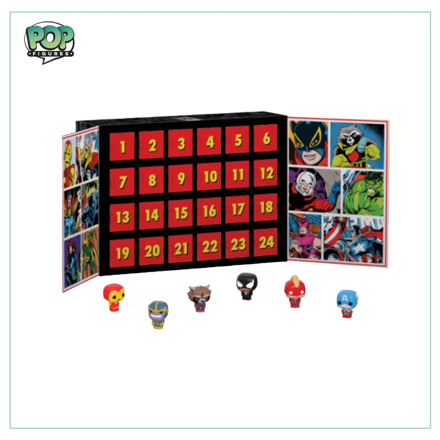 Marvel 80th Years 24 Piece Advent Funko Calendar