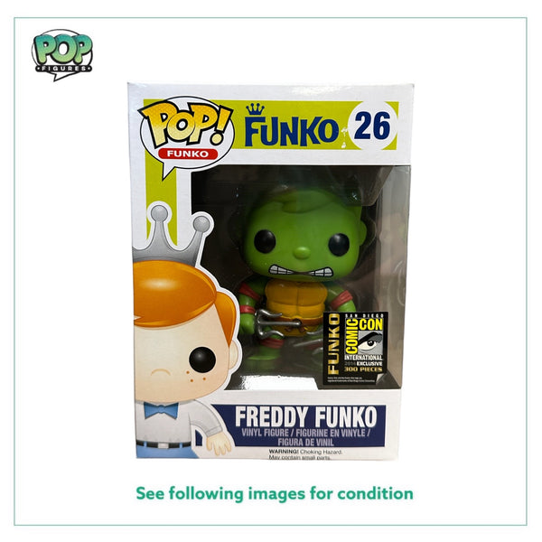 Freddy Funko as Raphael #26 Funko Pop! - SDCC 2014 Exclusive LE300 Pcs -  Condition 8.5/10