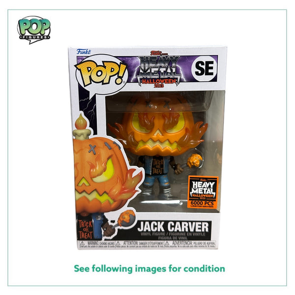 Jack Carver Funko Pop! - Heavy Metal Halloween 2023 Exclusive LE6000 P