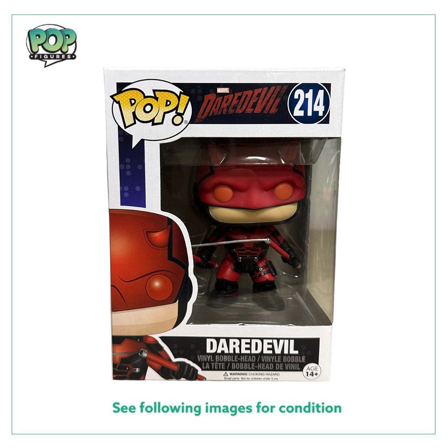 Daredevil #214 Funko Pop! - Daredevil - 2017 Pop! - Condition 9/10