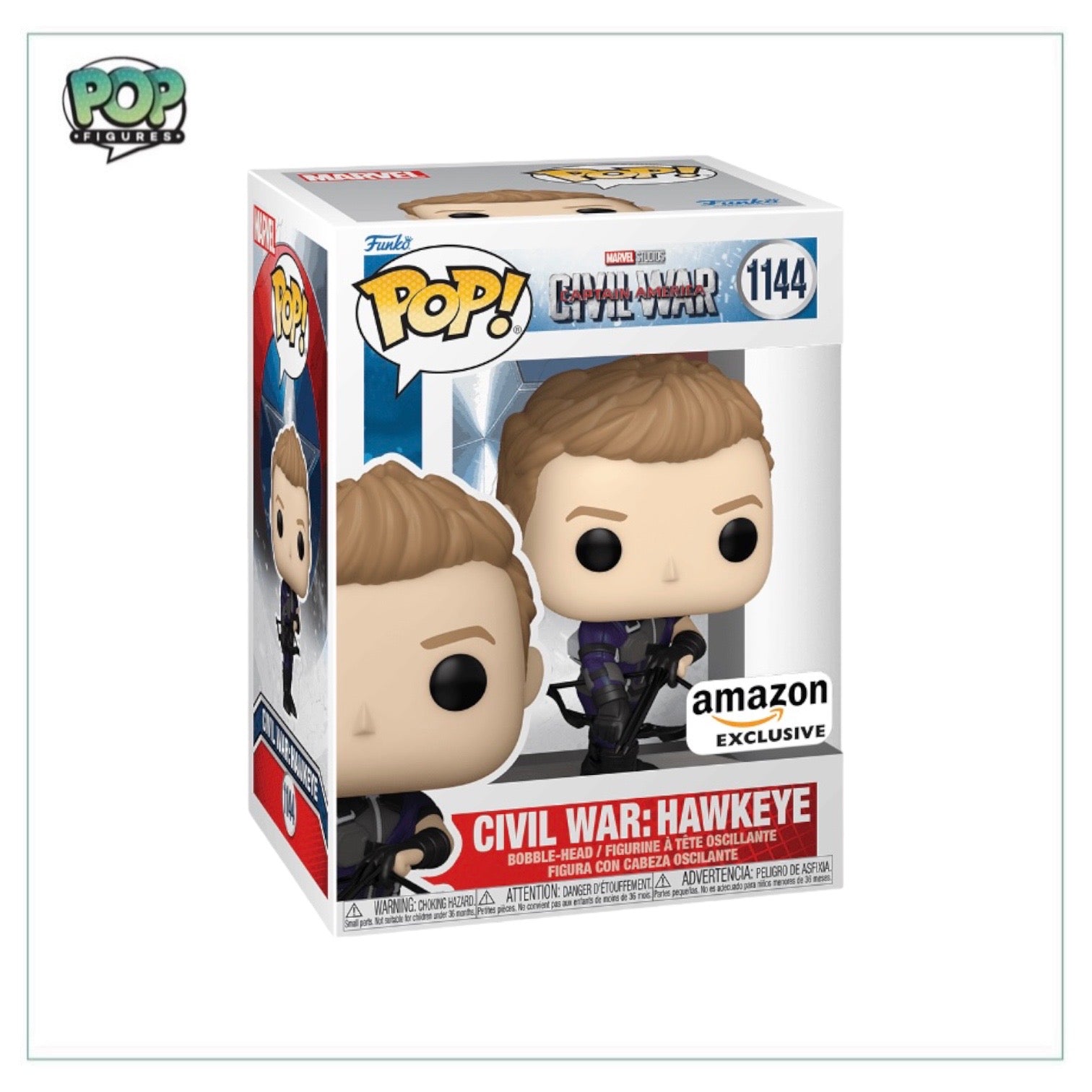 Civil War: Hawkeye #1144 Funko Pop! - Captain America: Civil War - Amazon Exclusive