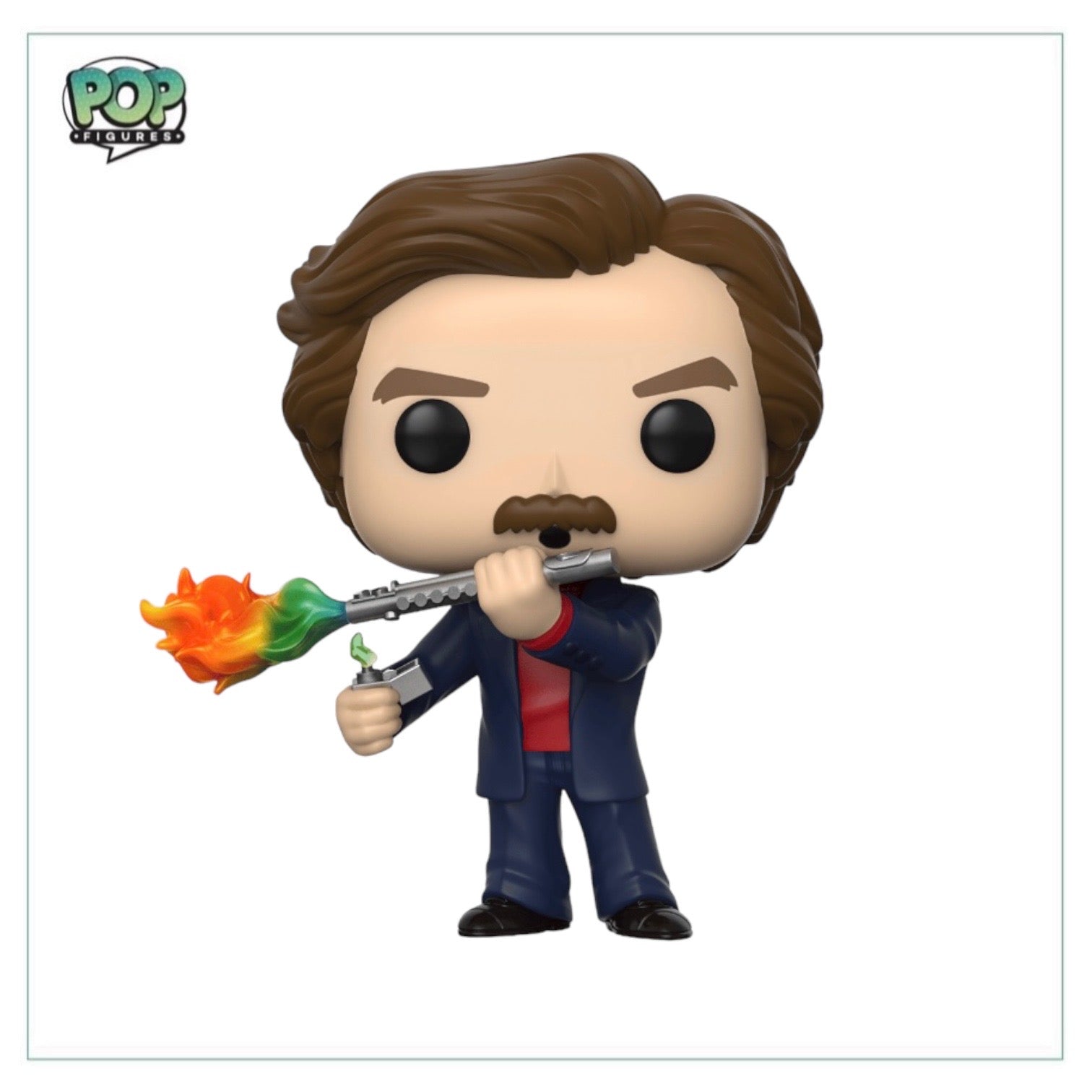 Ron Burgundy #947 (Jazz Flute) Funko Pop! - Anchorman: The Legend of Ron Burgundy - SDCC 2020 Shared Exclusive