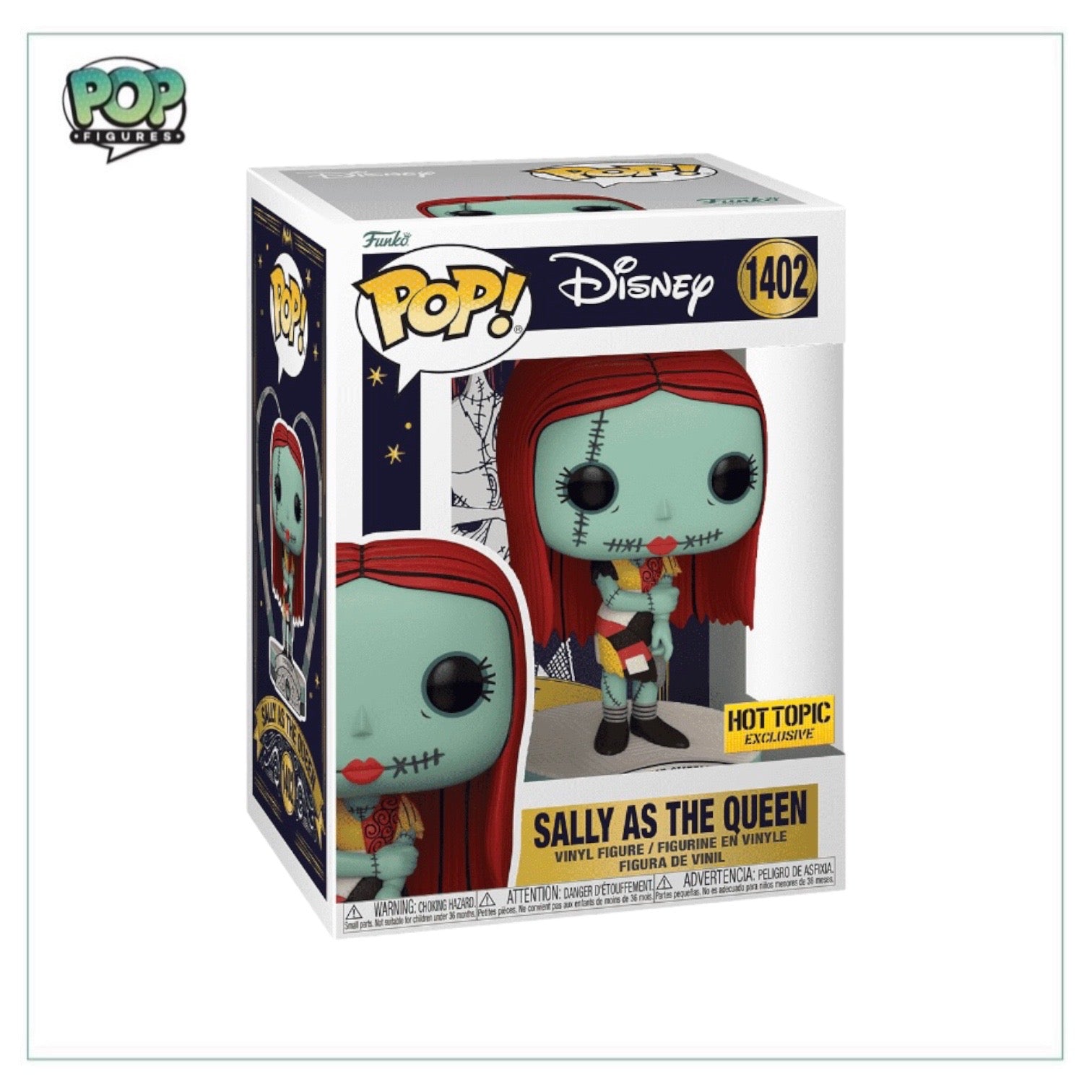 Sally as The Queen #1402 Funko Pop! - The Nightmare Before Christmas - Hot Topic Exclusive