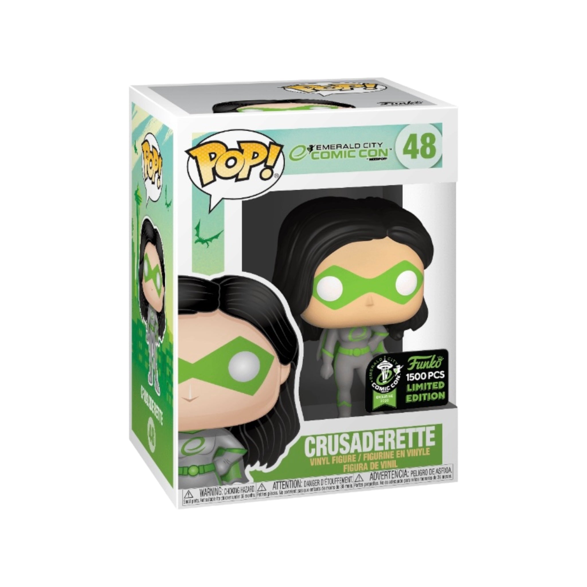 Crusaderette #48 Funko Pop! - Emerald City Comic Con - ECCC 2020 Official Convention Exclusive LE1500 Pcs