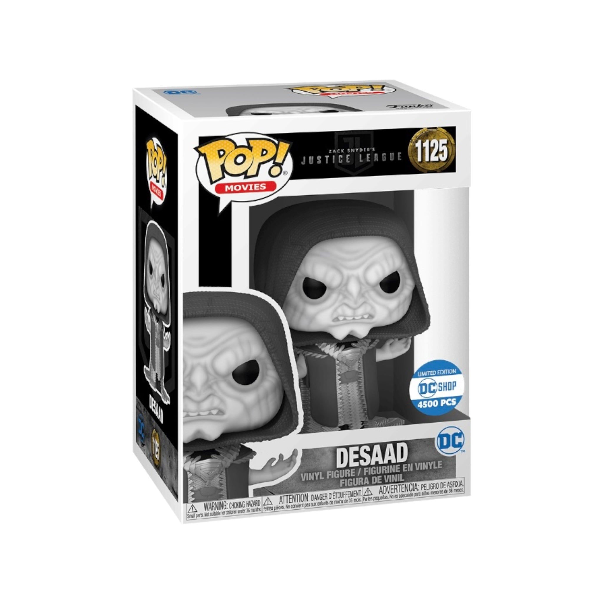 Desaad #1125 (Black and White Metallic) Funko Pop! - Zack Snyder’s Justice League - DC Shop Exclusive LE4500 Pcs