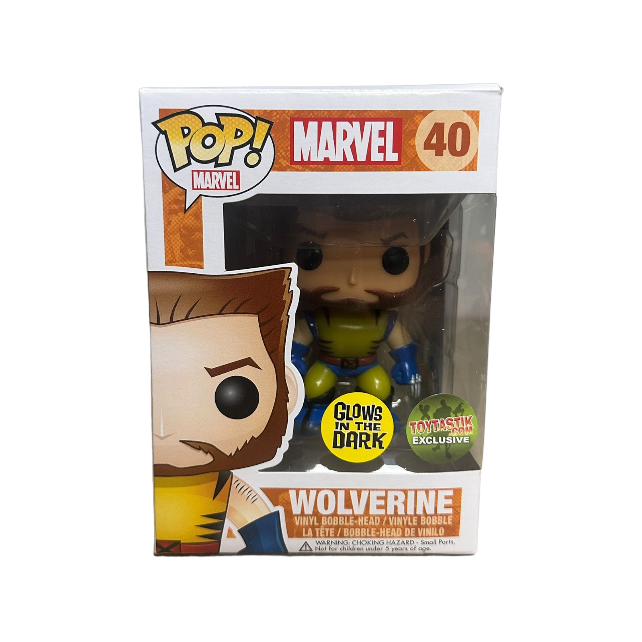 Wolverine #40 (Glows in the Dark) Funko Pop! - Marvel - Toytastik Exclusive LE500 Pcs - Condition 8.5/10