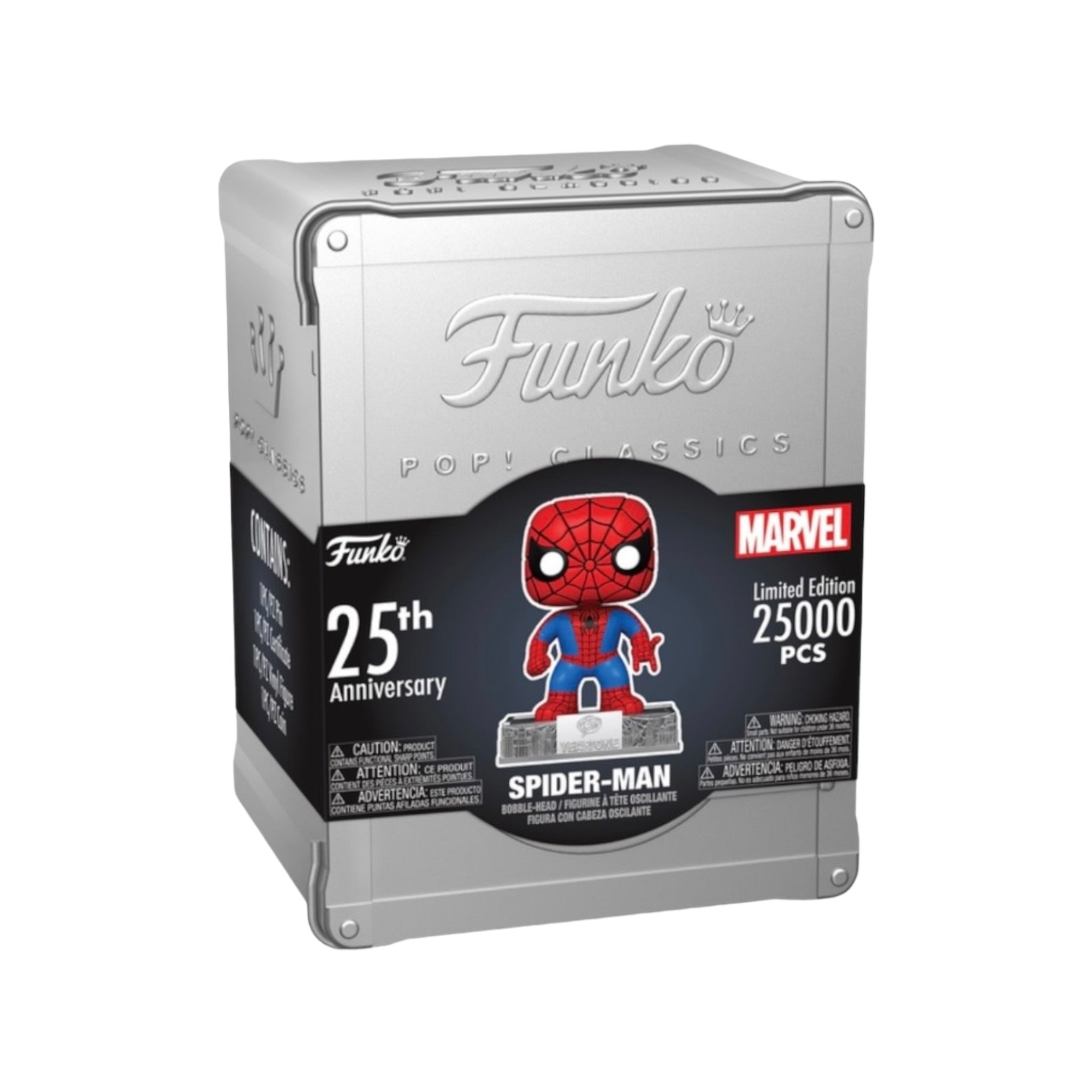 Spider-Man 25th Anniversary Funko Pop Classics! - Marvel - SDCC 2023 Shared Exclusive LE25000 Pcs - Sealed