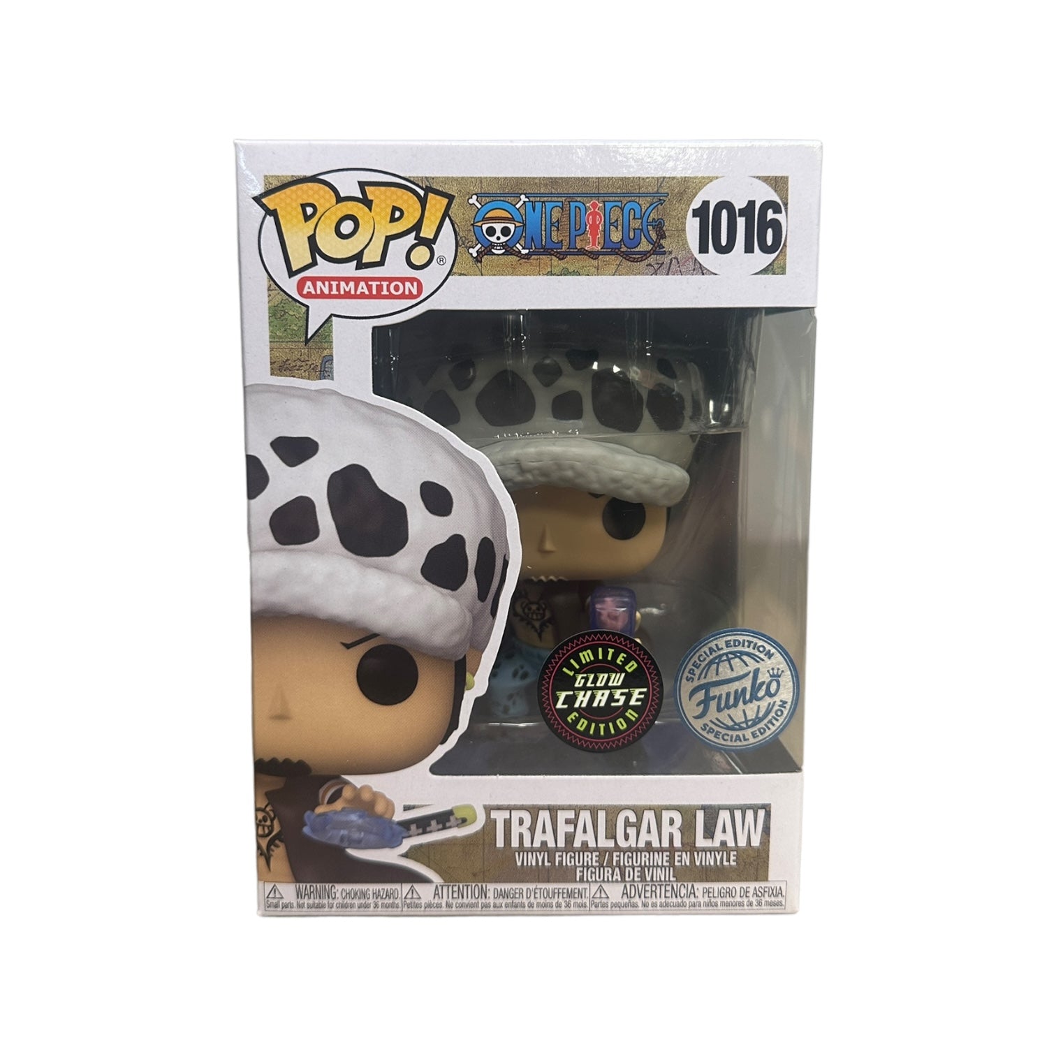 Trafalgar Law #1016 (Glow Chase) Funko Pop! - One Piece - Special Edition - Condition 9.5/10