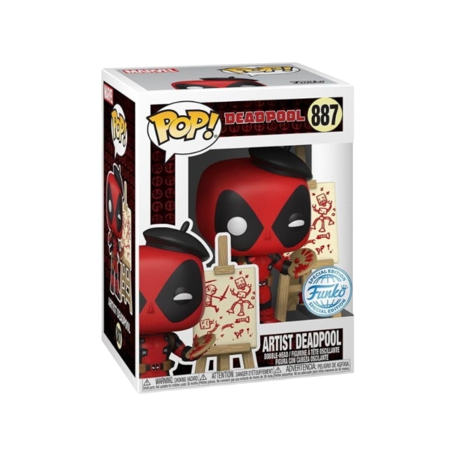 Deadpool Artist #887 Funko Pop! - Special Edition