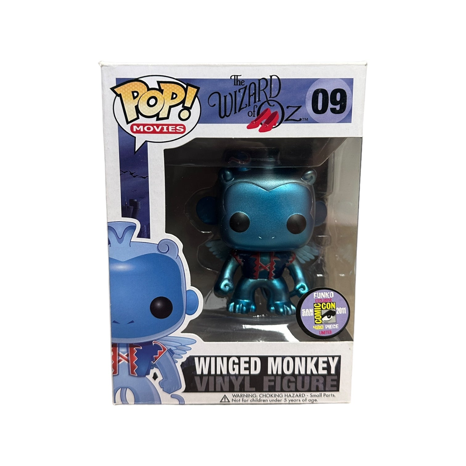 Winged Monkey #09 (Metallic) Funko Pop! - The Wizard of Oz - SDCC 2011 Exclusive LE480 Pcs - Condition 7/10