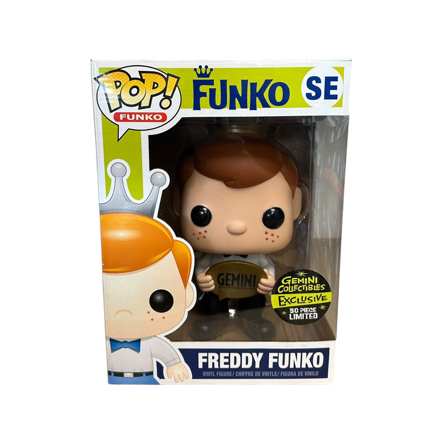 Freddy Funko (Gemini) 9" Funko Pop! - Gemini Collectibles Exclusive LE50 Pcs - Condition 8.5/10