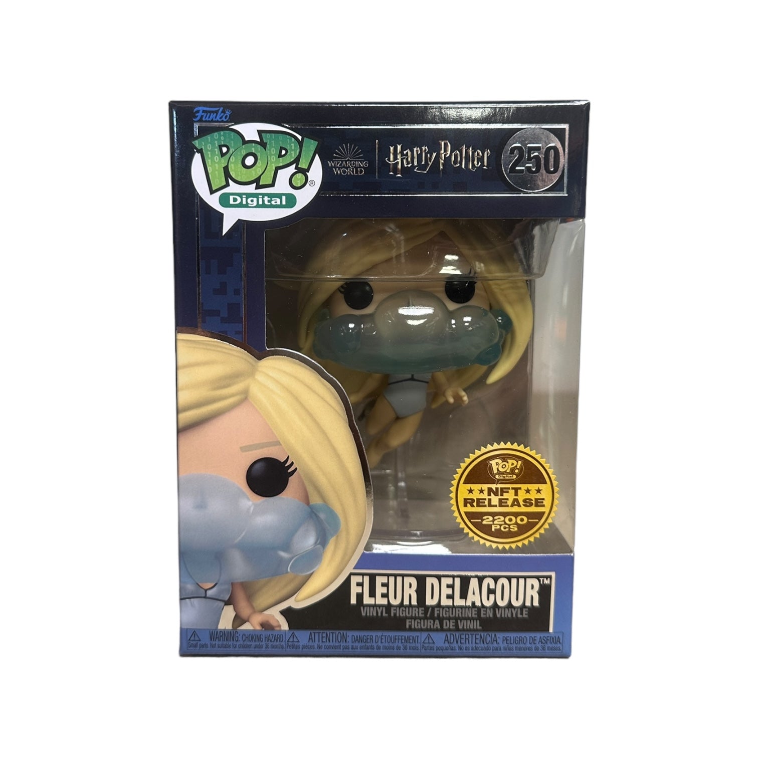 Fleur Delacour #250 (w/ Bubble Air Mask) Funko Pop! - Harry Potter - NFT Release Exclusive LE2200 Pcs - Condition 9/10