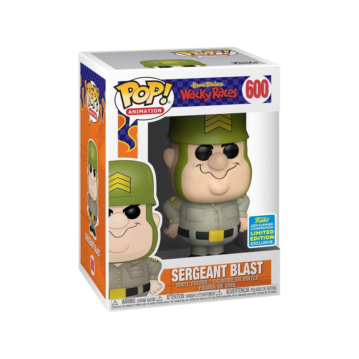 Sergeant Blast #600 Funko Pop! - Wacky Races - SDCC 2019 Shared Exclusive