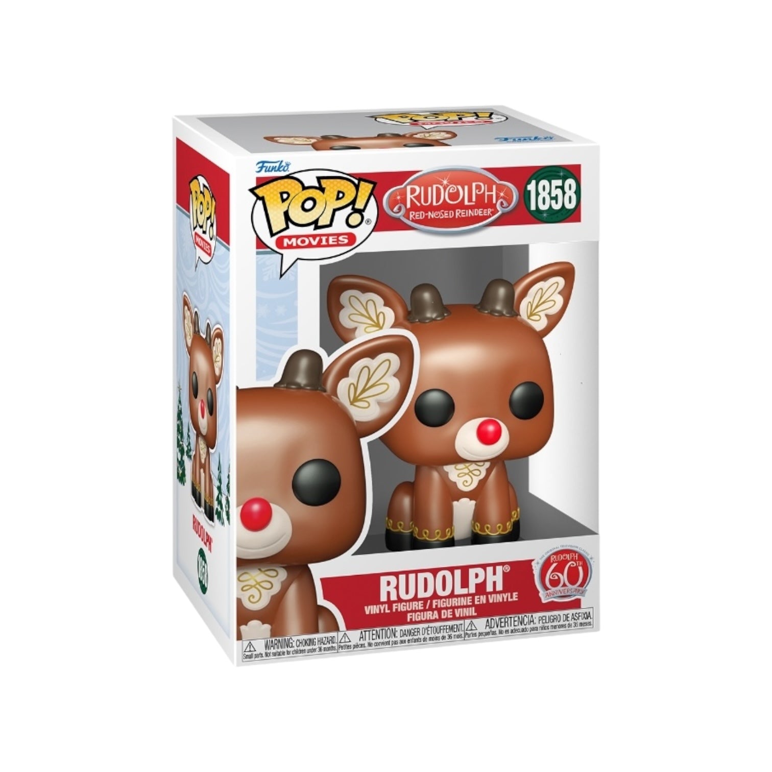 Rudolph #1858 Funko Pop! - Rudolph the Red Nose Reindeer 60th Anniversary