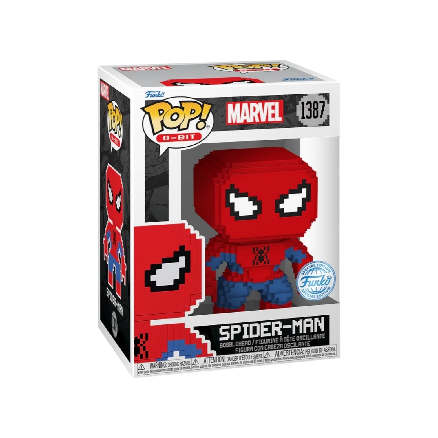 Spider-man #1387 Funko Pop! - 8-bit Marvel - Special Edition