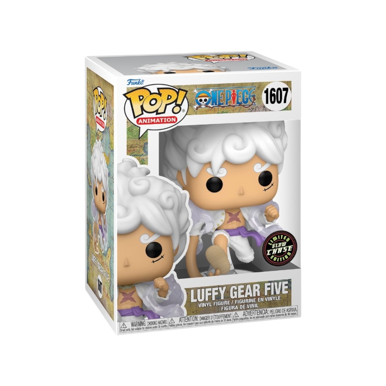 Luffy Gear Five #1607 (Glow Chase) Funko Pop! - One Piece