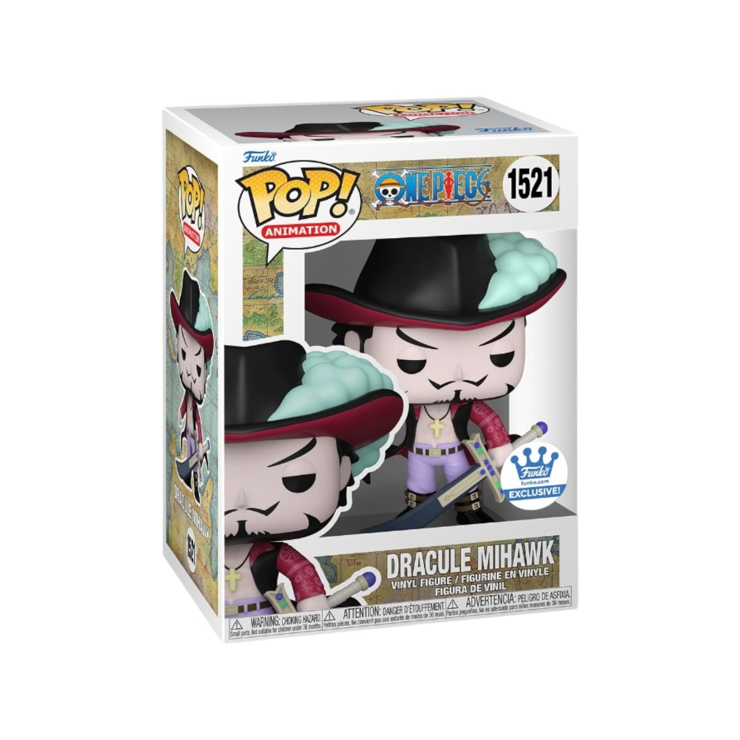 Dracule Mihawk #1521 Funko Pop! - One Piece - Funko Shop Exclusive