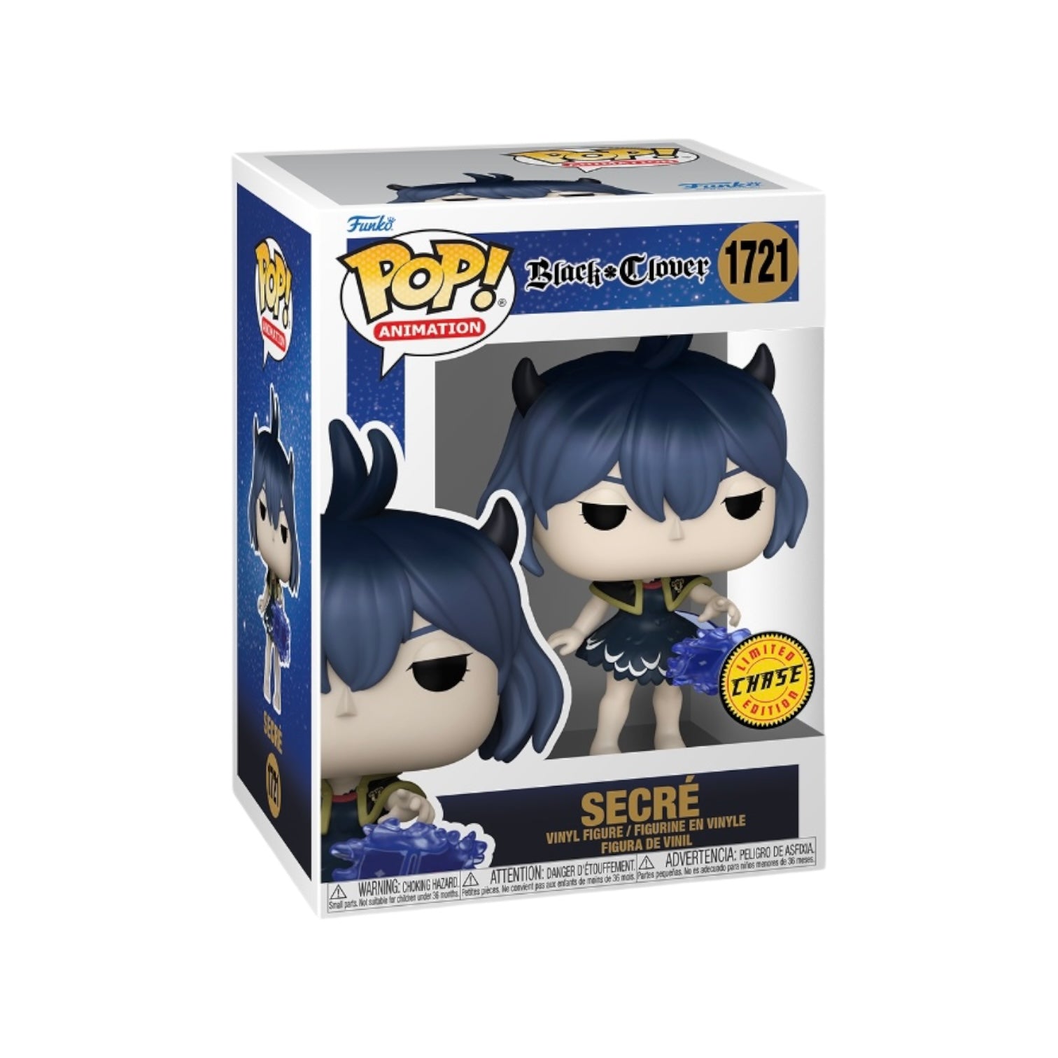 Secré #1721 (Chase) Funko Pop! - Black Clover - Condition 7.5/10