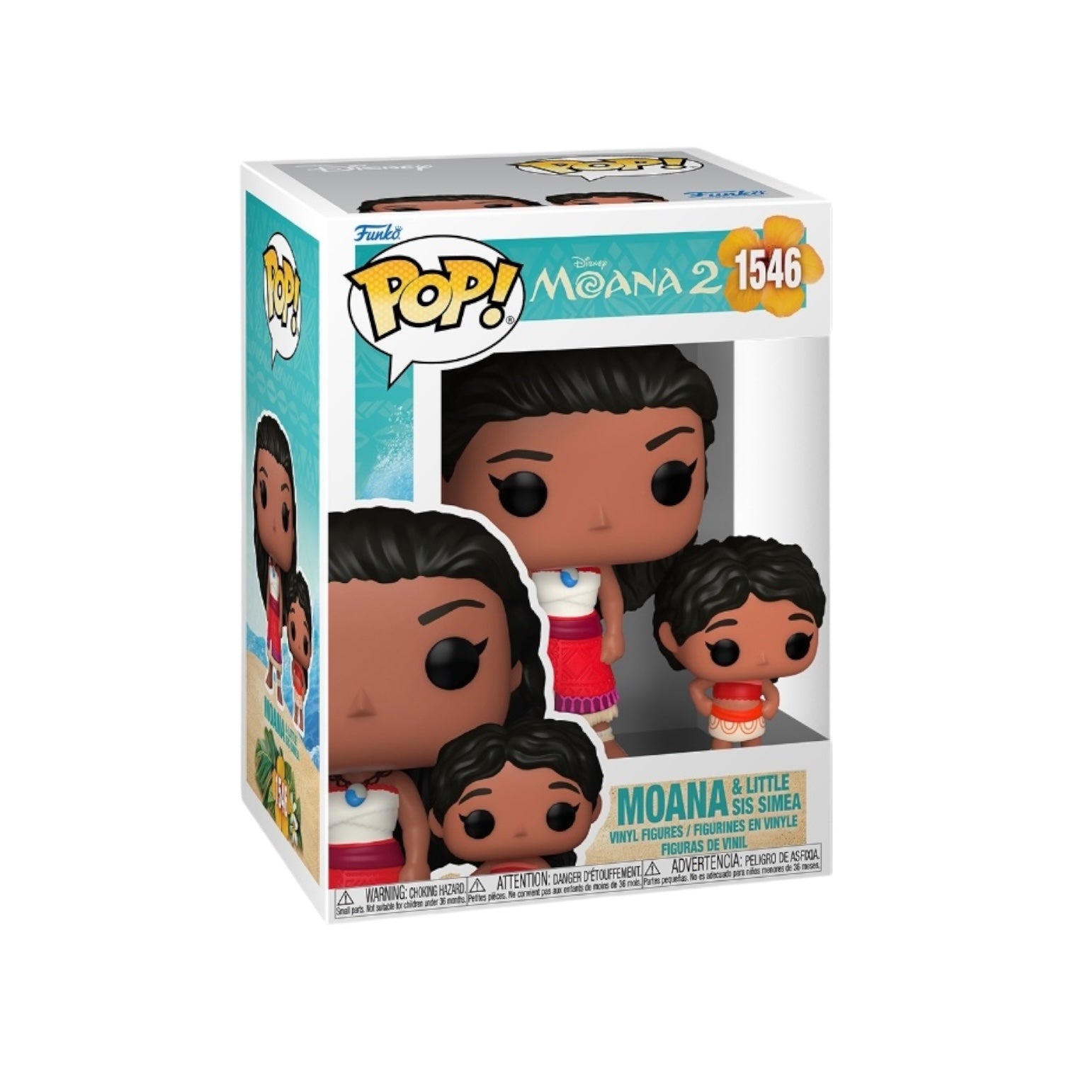 Moana & Little Sis Simea #1546 Funko Pop! - Moana 2