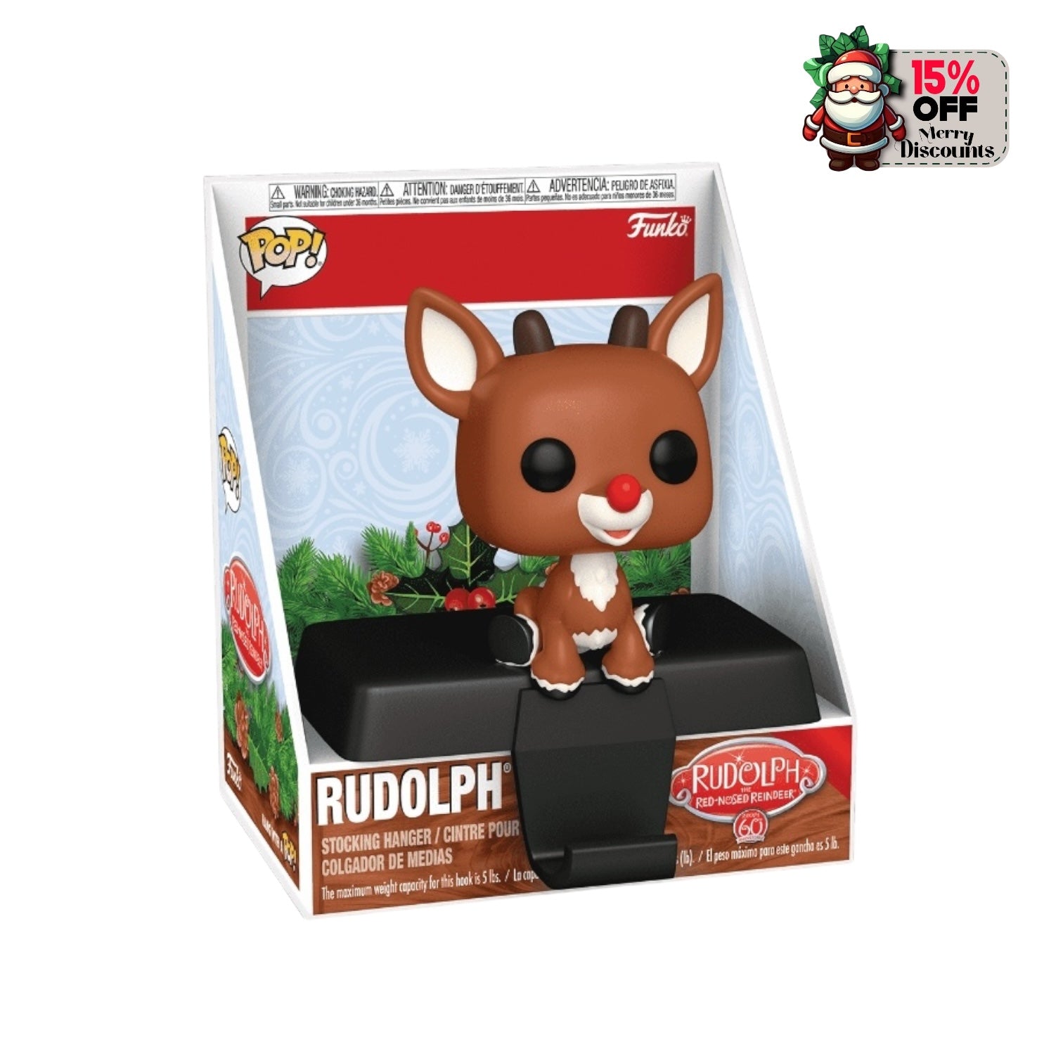 Rudolph - Rudolph the Red Nose Reindeer Funko Stocking Hanger