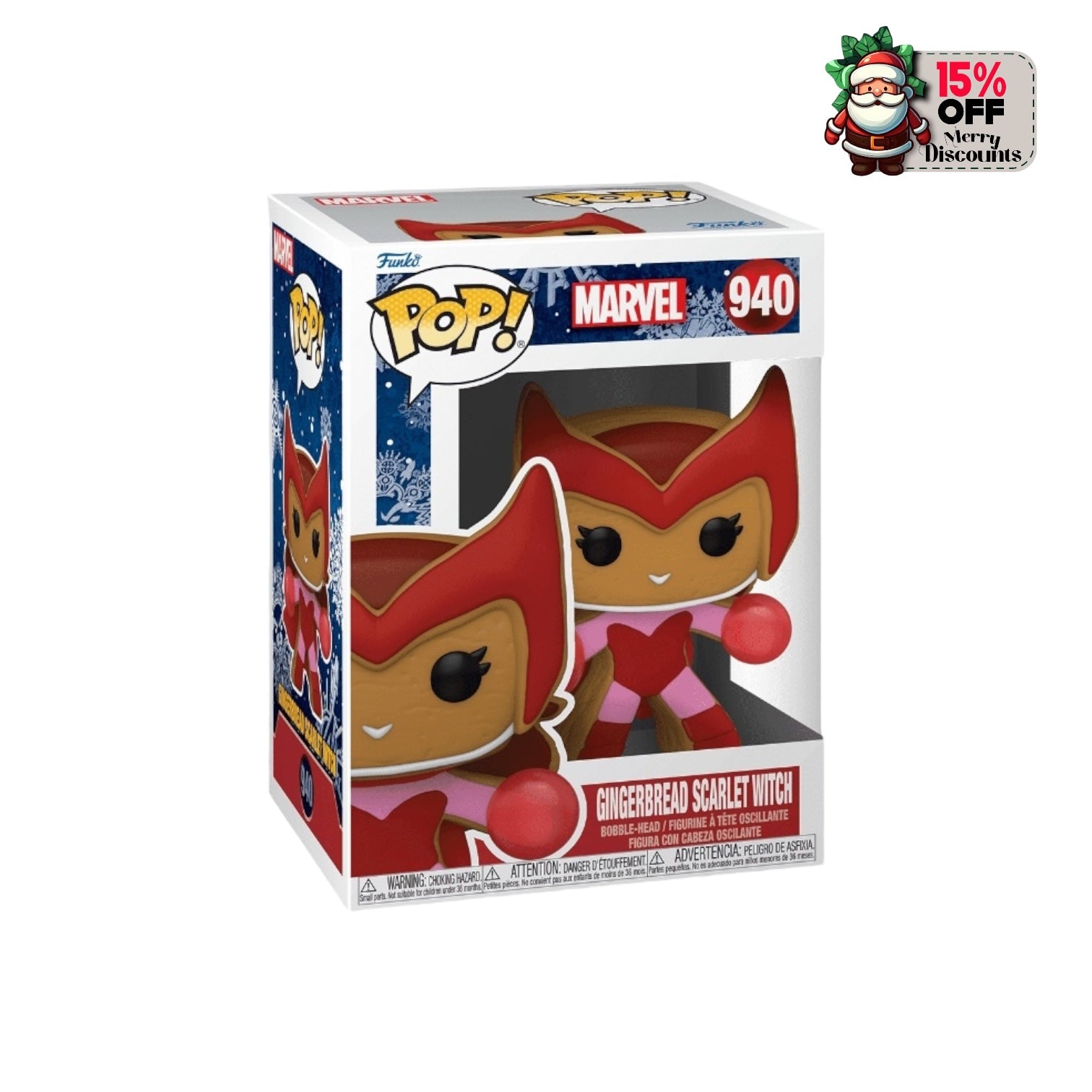 Gingerbread Scarlet Witch #940 Funko Pop! - Marvel