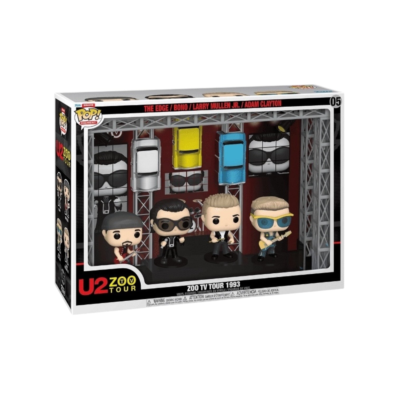 The Edge / Bono / Larry Mullen Jr. / Adam Clayton #05 Funko Moment Pop - U2 Zoo Tour 1993