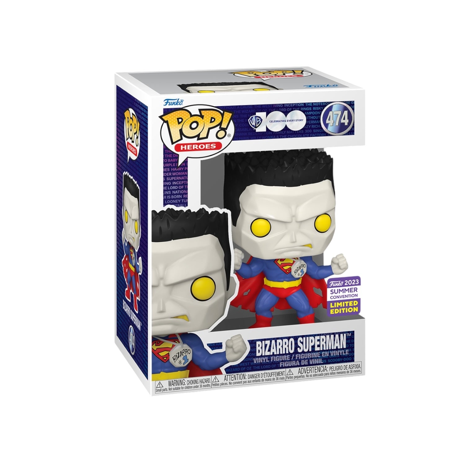 Bizarro Superman Funko Pop! Heroes #474 - SDCC 2023 Shared Exclusive