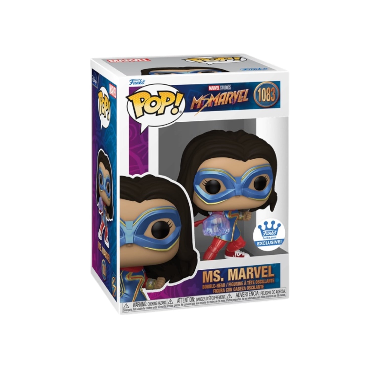 Ms. Marvel #1083 (w/ Big Fist) Funko Pop! - Ms Marvel - Funko Shop Exclusive