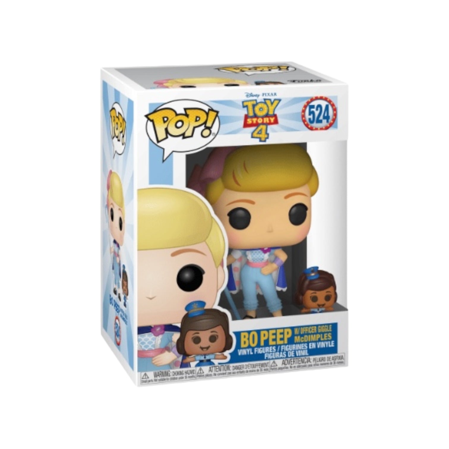 Bo Peep with Officer Giggle McDimples #524 Funko Pop! - Toy Story 4