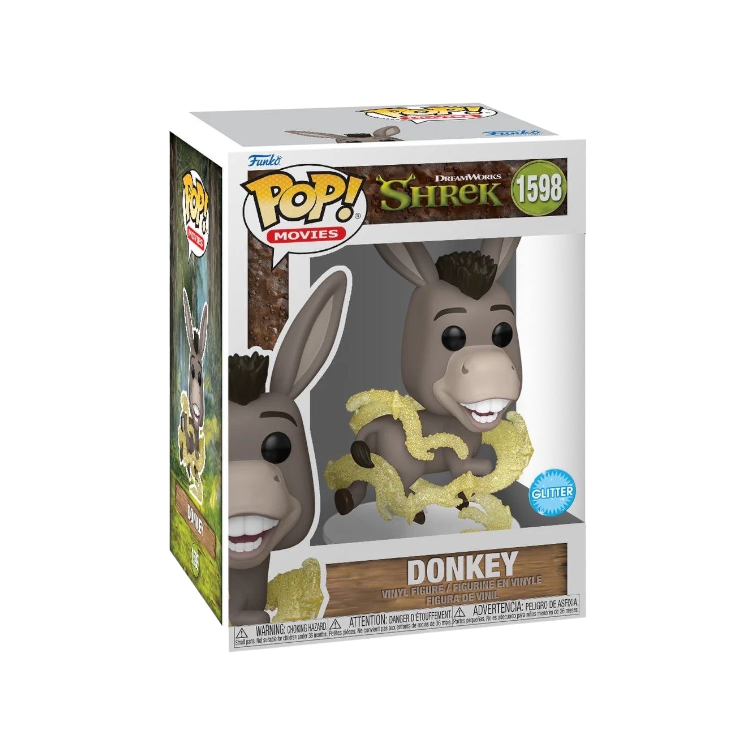 Donkey (Glitter) #1598 Funko Pop!  - Shrek