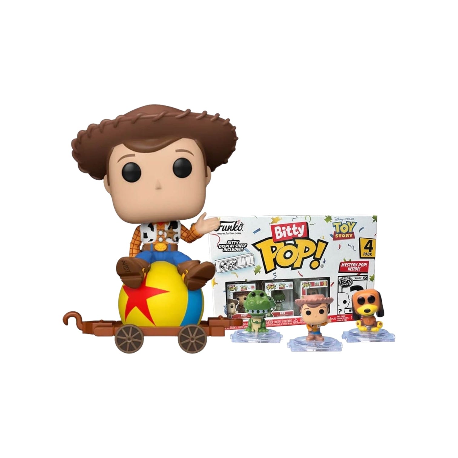 Toy Story Woody Funko Pop and Bitty Pop Bundle