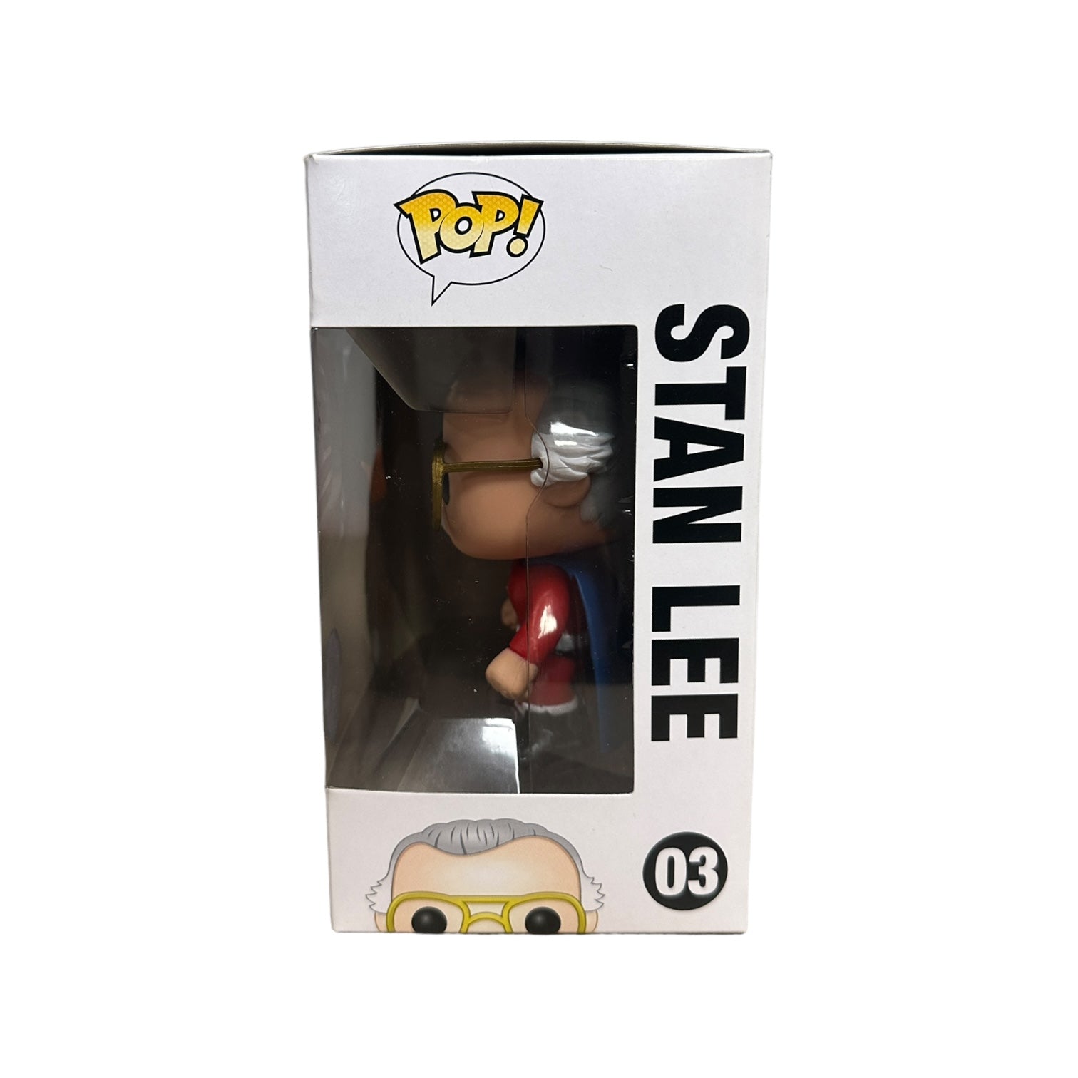 Stan Lee #03 (Super Hero) Funko Pop! - Stan Lee Collectibles - LACC 2015 Exclusive - Condition 8/10