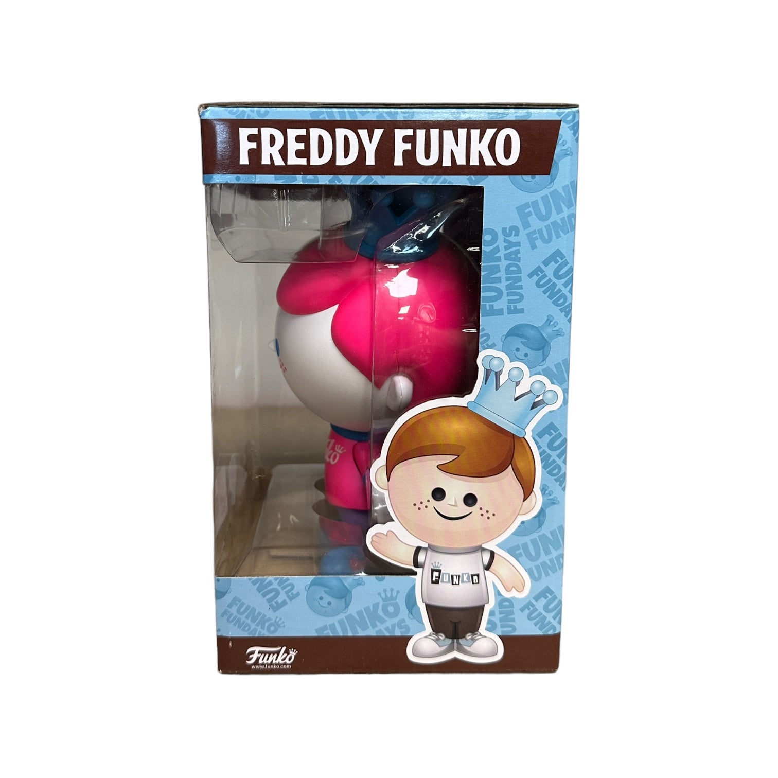 Freddy Funko Black Light (White & Pink) Funko Retro Vinyl Figure! - SDCC 2017 Exclusive LE100 Pcs - Condition 8/10