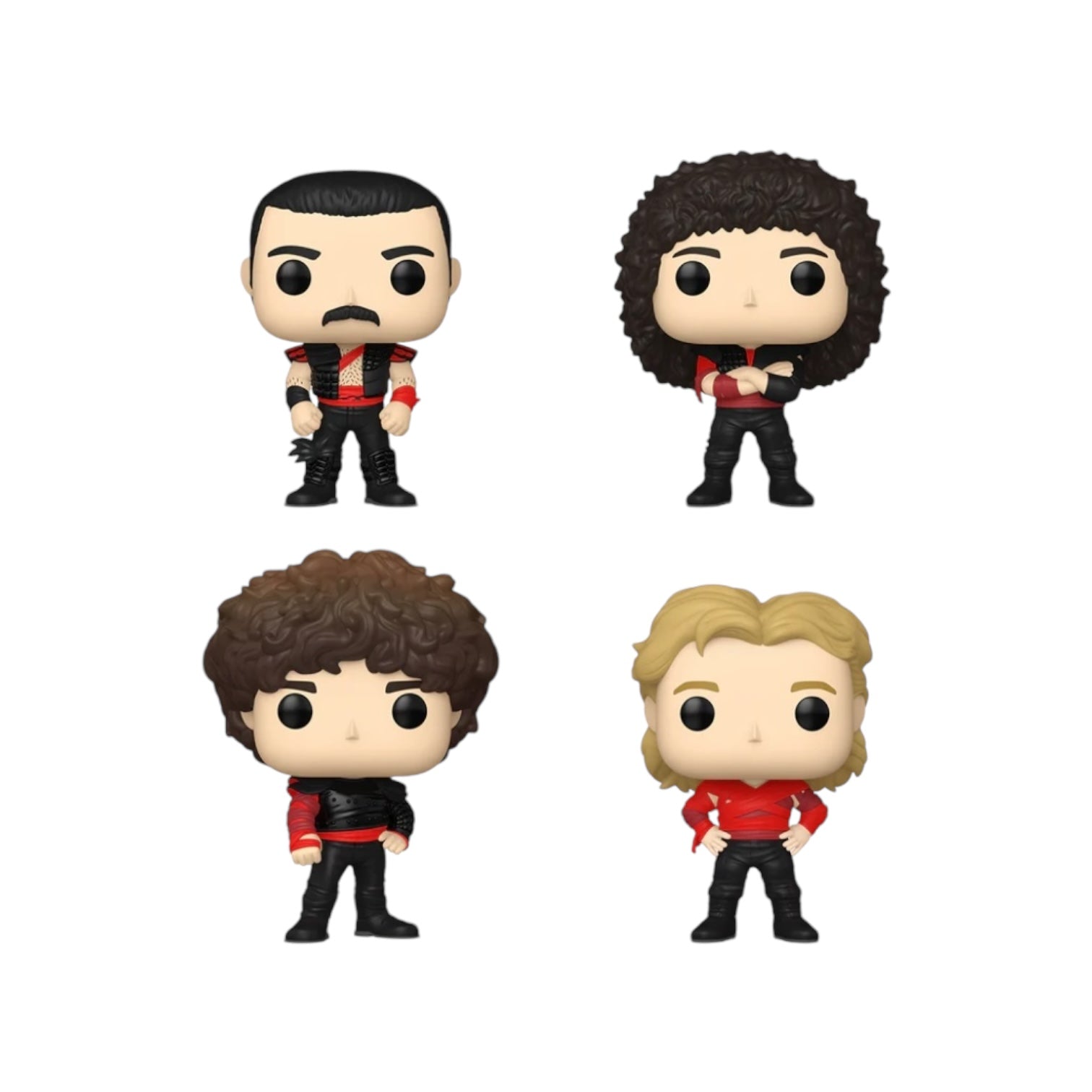 Freddie Mercury / Brian May / John Deacon / Roger Taylor - Radio Gaga 4 Pack Funko Pop! - Queen - Coming Soon!