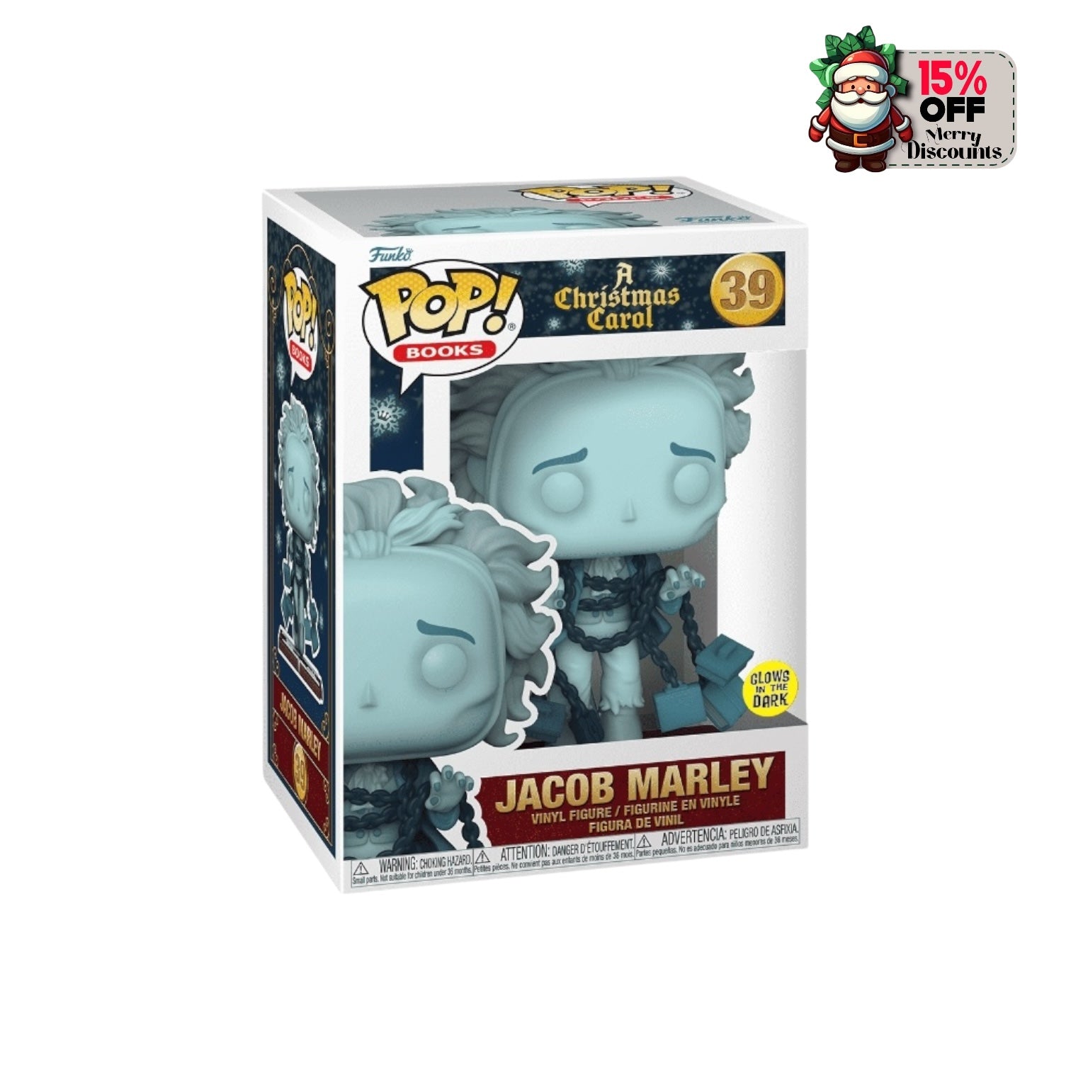 Jacob Marley (glow in the dark) #39 Funko Pop! - A Christmas Carol