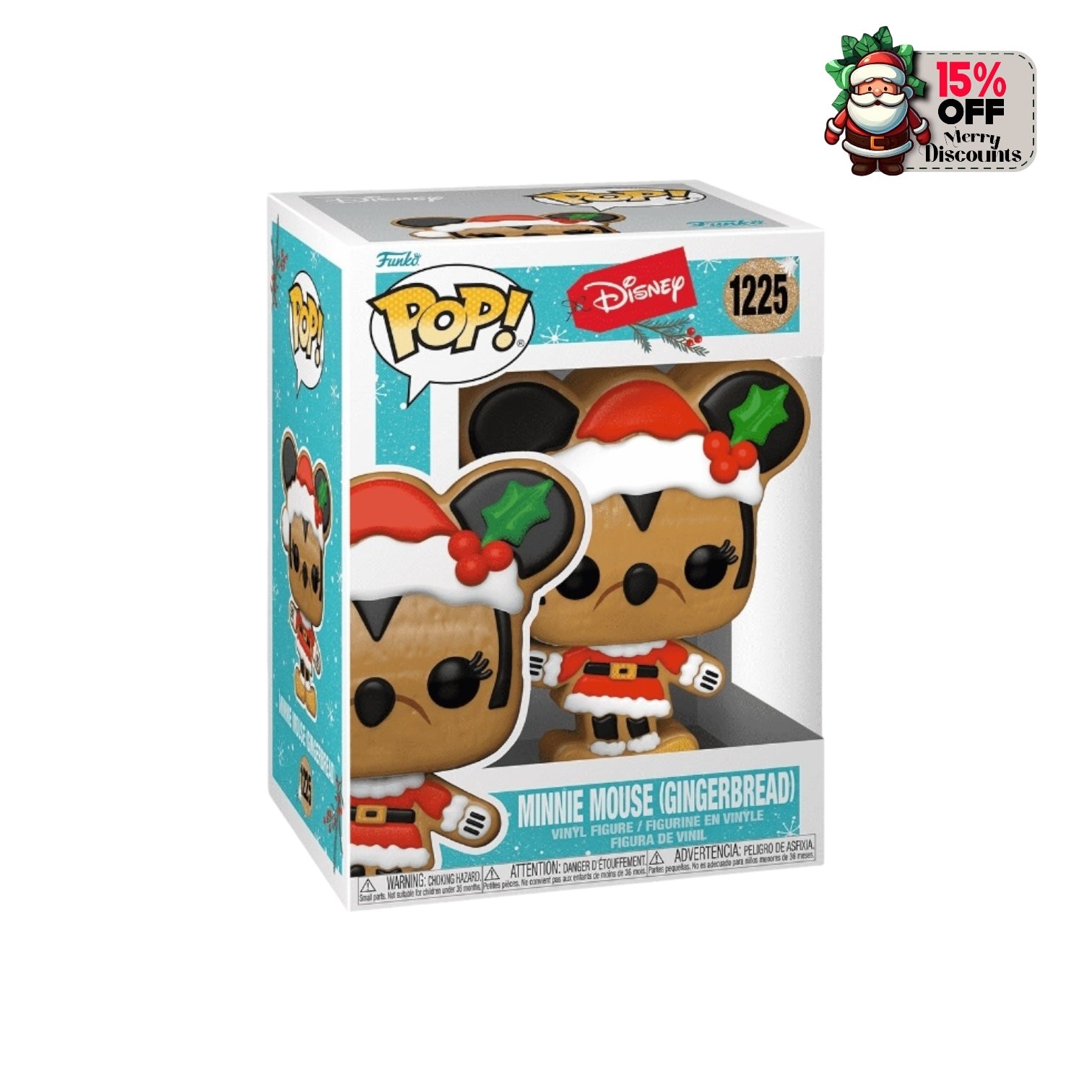 Mickey Mouse (Gingerbread) #1224 Funko Pop! - Disney Holiday