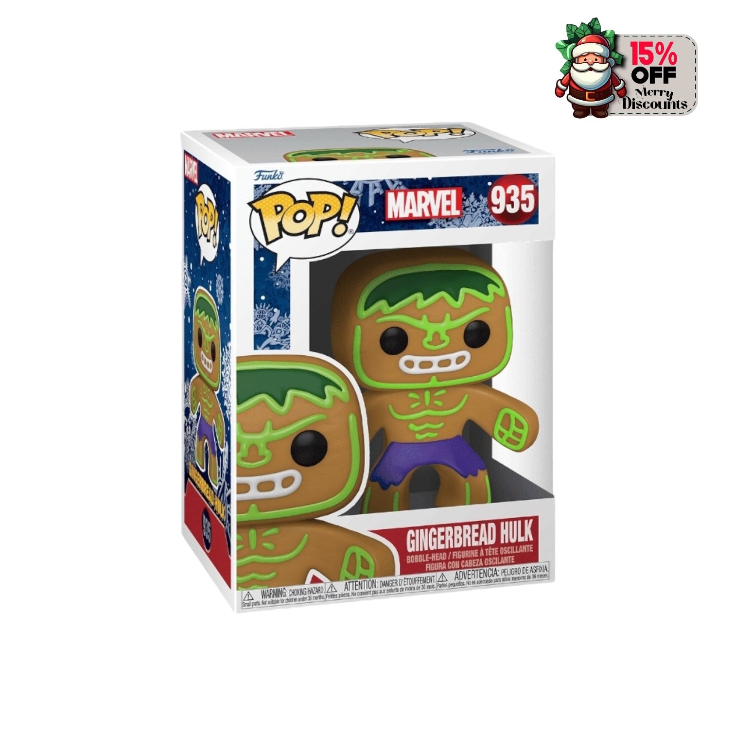 Gingerbread Hulk #935 Funko Pop! - Marvel