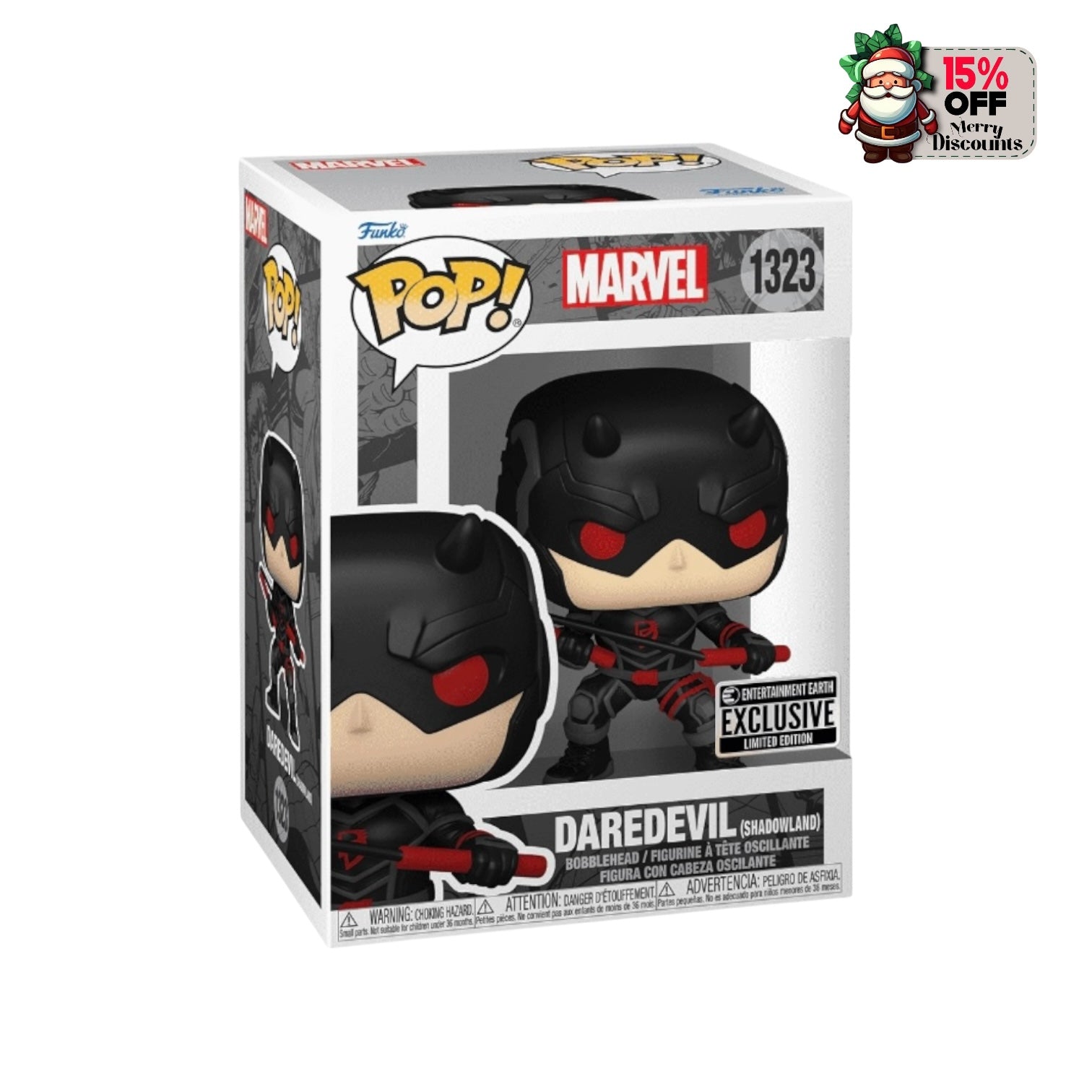 Daredevil (Shadowland) #1323 Funko Pop! - Marvel - Entertainment Earth Exclusive