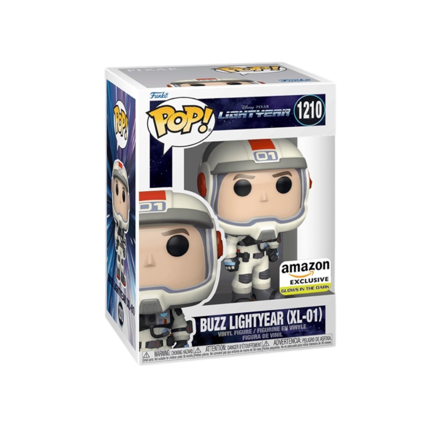 Buzz Lightyear (XL-01) #1210 (Glows in The Dark) Funko Pop! Lightyear - Amazon Exclusive