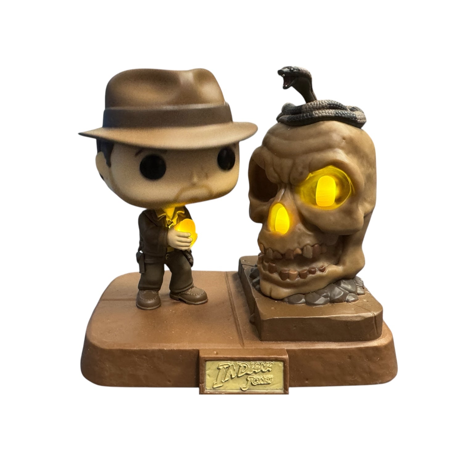 OUT OF BOX - Indiana Jones and Skull (Light Up) #1361 Funko Pop - Indiana Jones