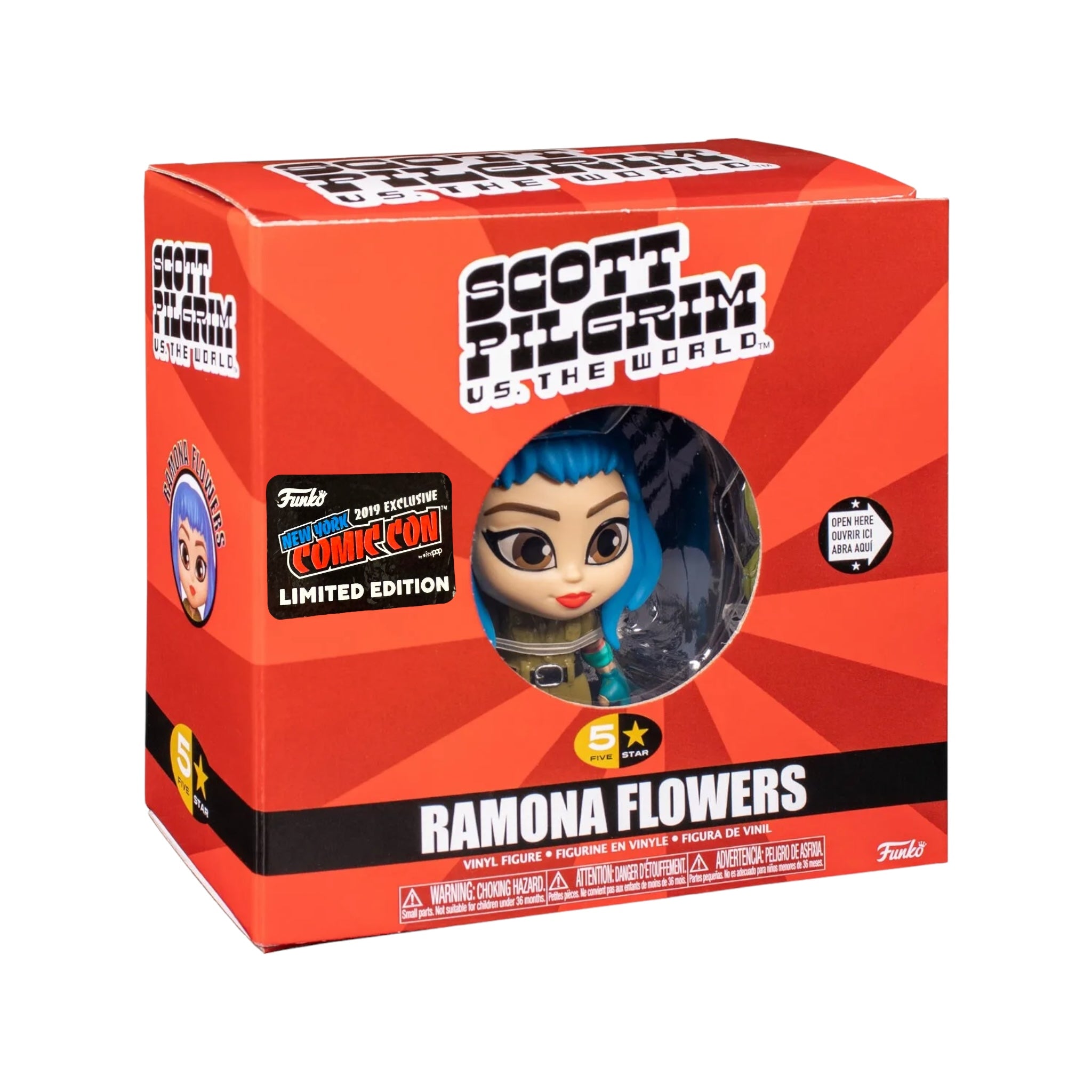 Ramona Flowers Funko 5 Star Vinyl Figure! - Scott Pilgrim Vs. The World - NYCC 2019 Official Convention Exclusive