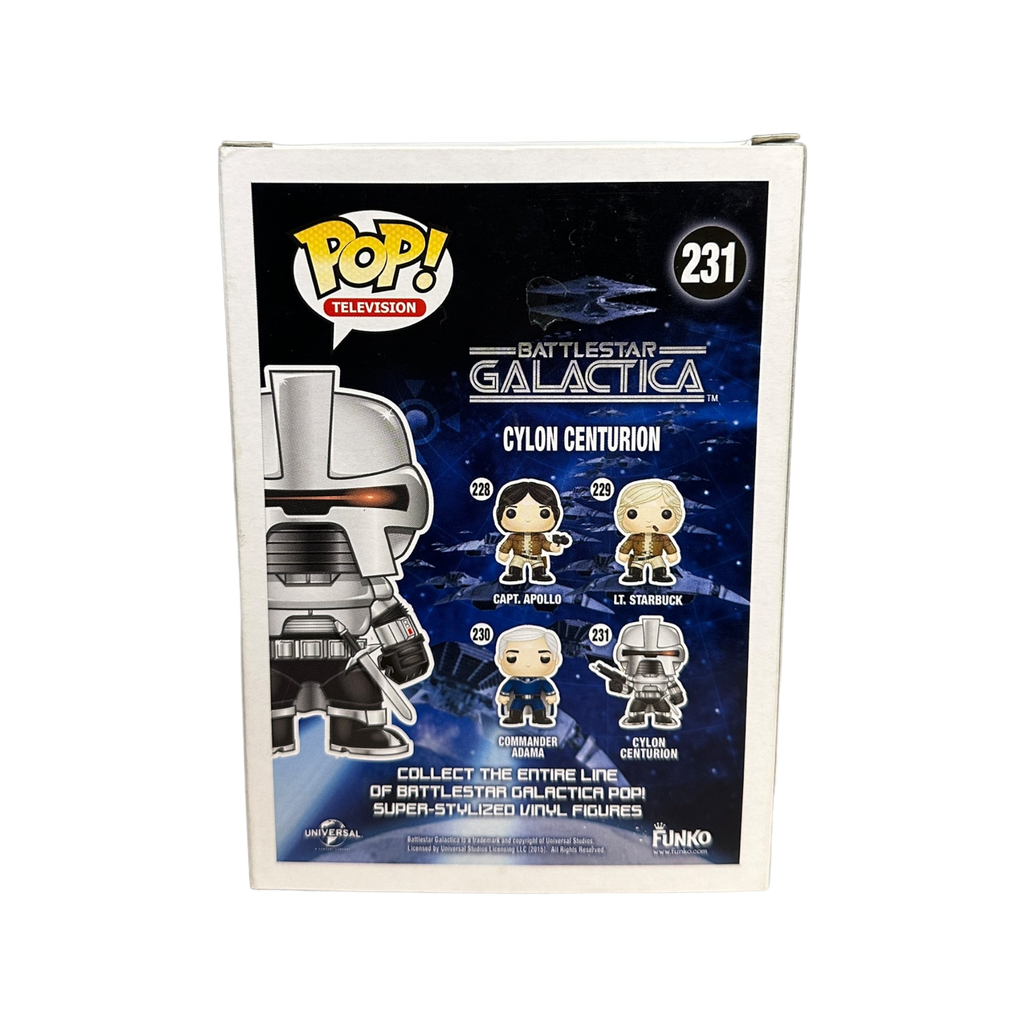 Cylon Centurion #231 Funko Pop! - Battlestar Galactica - 2015 Pop! - Condition 7/10