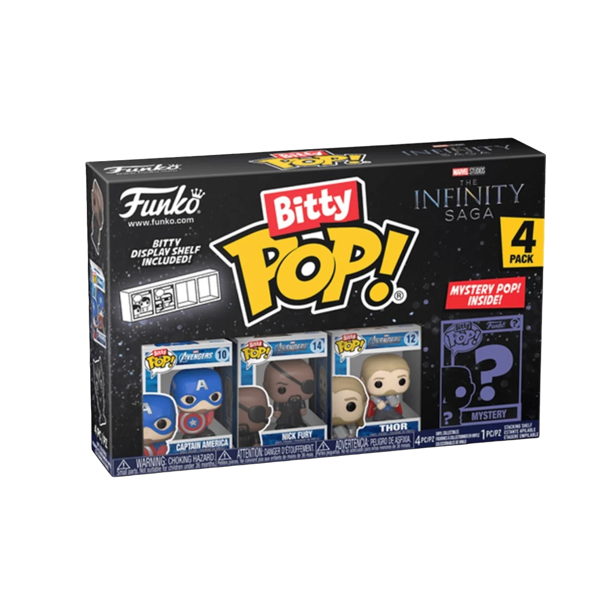 Captain America 4 pack Bitty POP! - The Infinity Saga - Chance of Chase