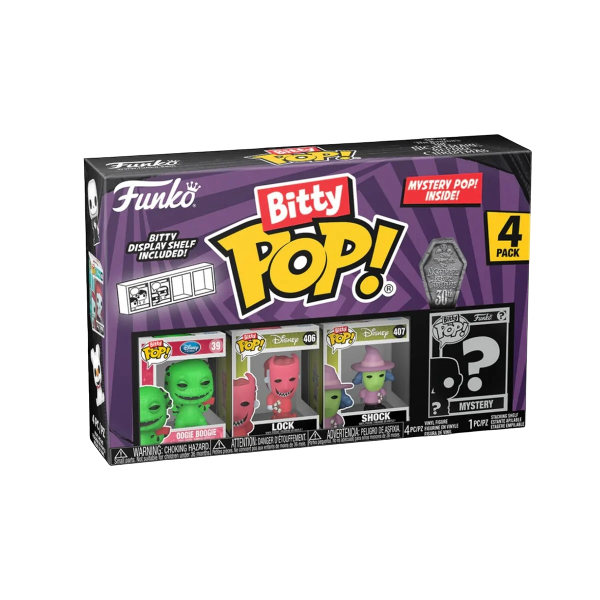 Oogie Boogie 4 pack Bitty POP! - The Nightmare before Christmas - Chance of Chase