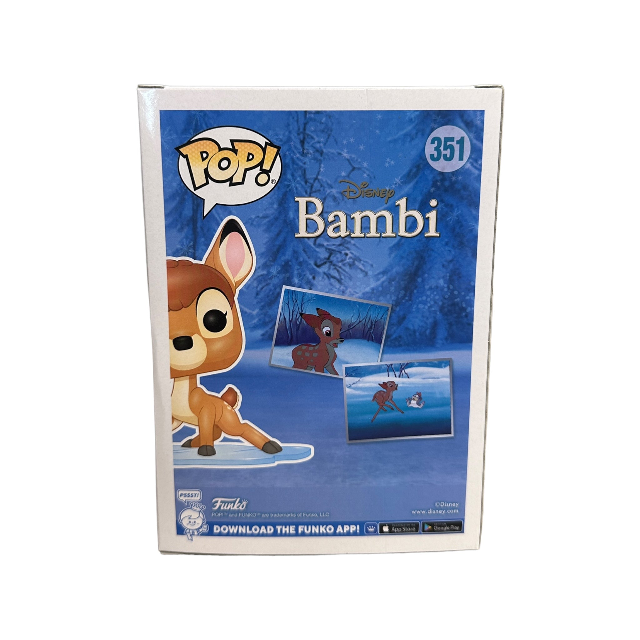 Bambi #351 (Flocked) Funko Pop & Loungefly Bag Bundle! - Disney - Funko x Loungefly Exclusive LE3000 Pcs - Pop Condition 8/10