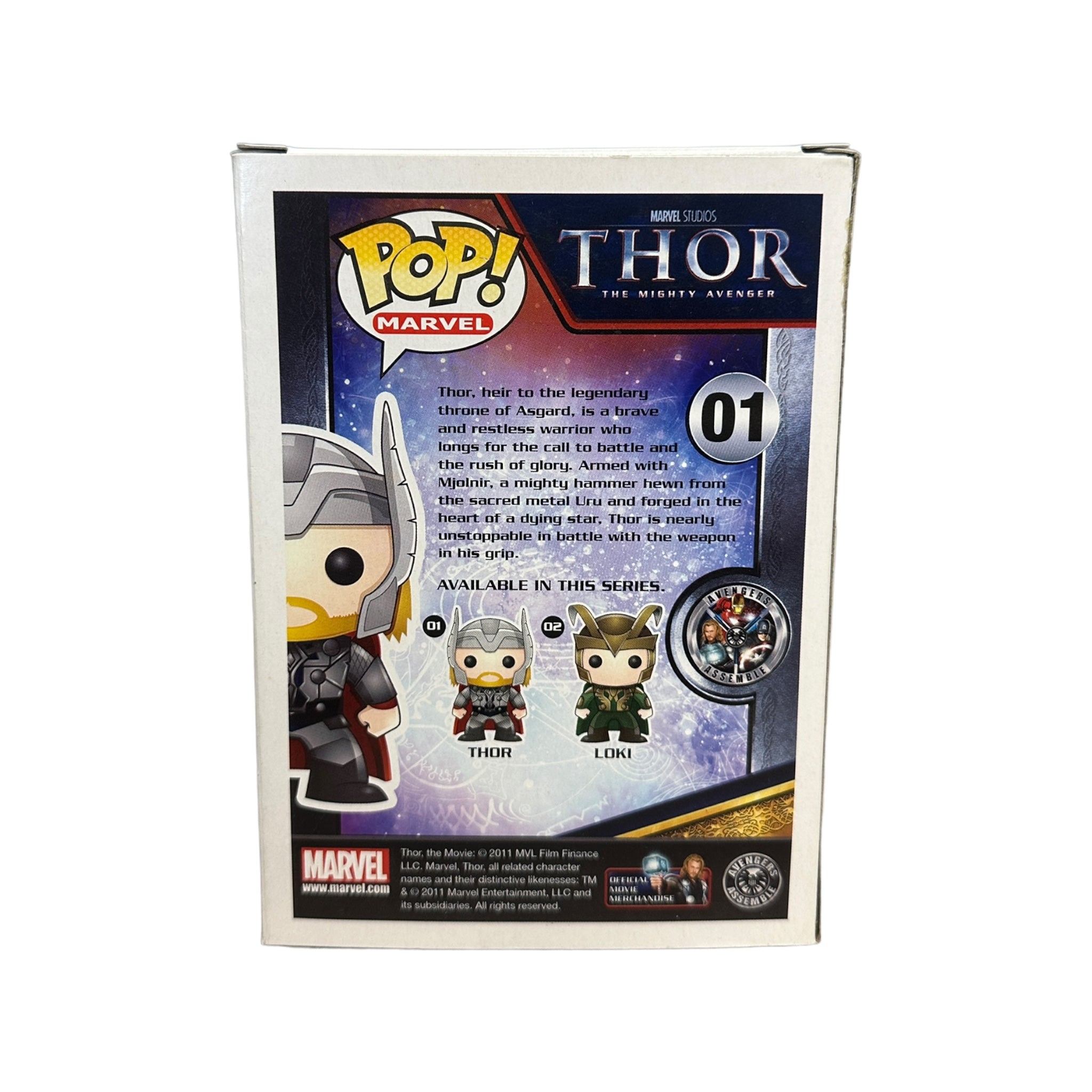 Thor #01 Funko Pop! - Thor: The Mighty Avenger! - 2010 Pop! - Condition 7.5/10