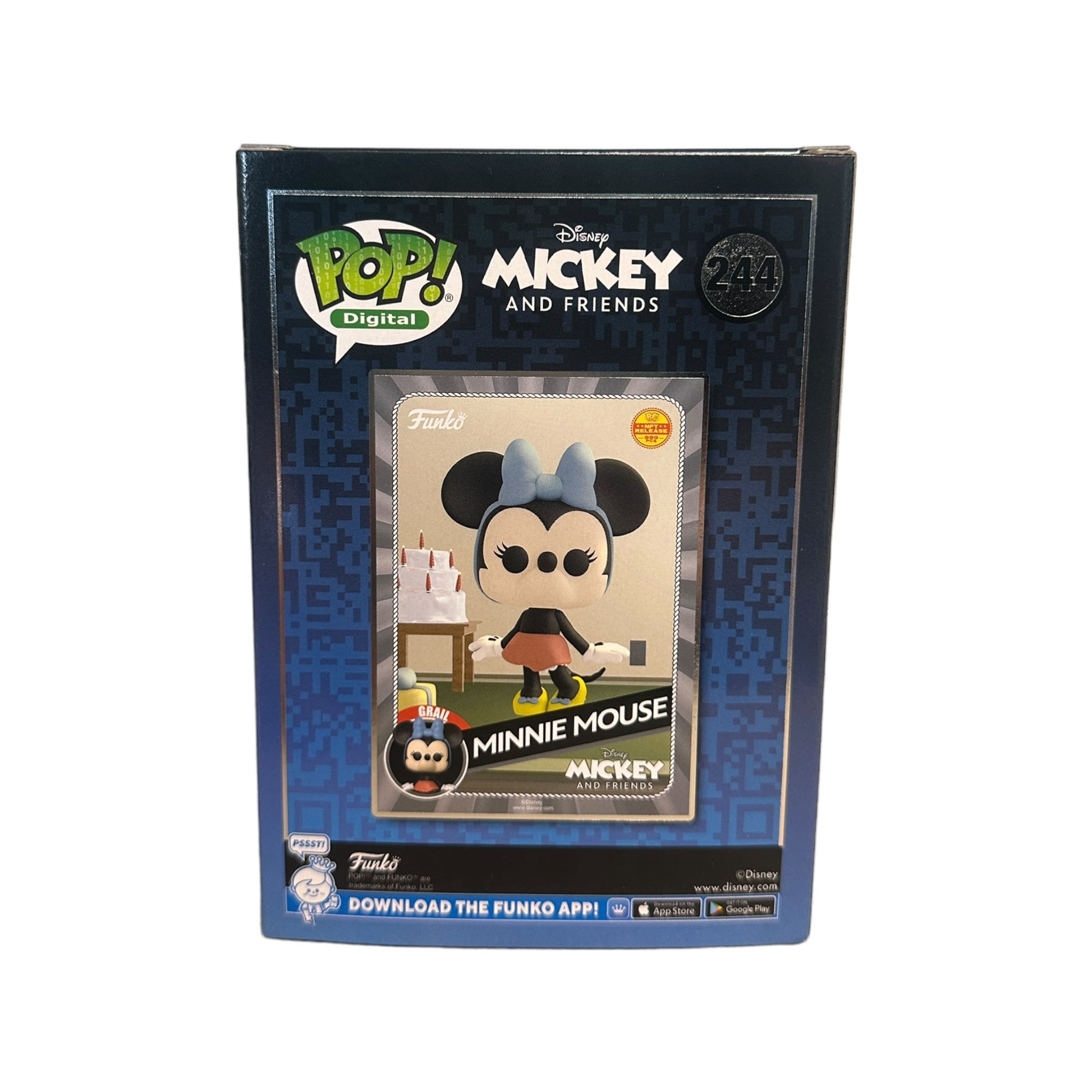 Minnie Mouse #244 Funko Pop! - Mickey and Friends - NFT Release Exclusive LE999 Pcs - Condition 9.5/10