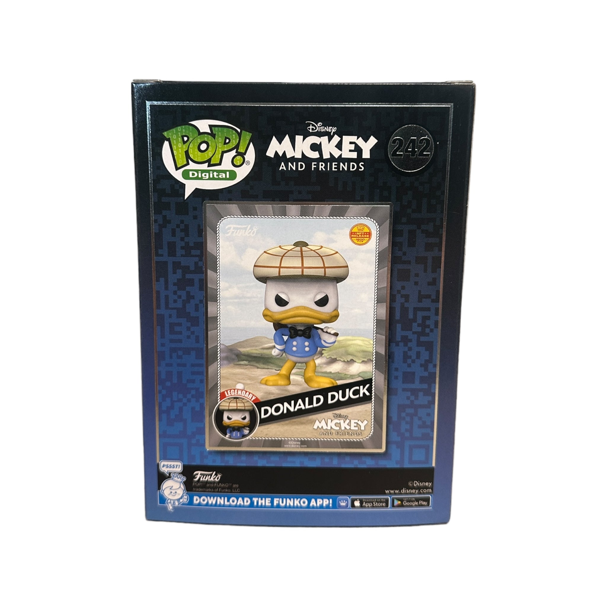 Donald Duck #242 Funko Pop! - Mickey and Friends - NFT Release Exclusive LE1800 Pcs - Condition 9.5/10