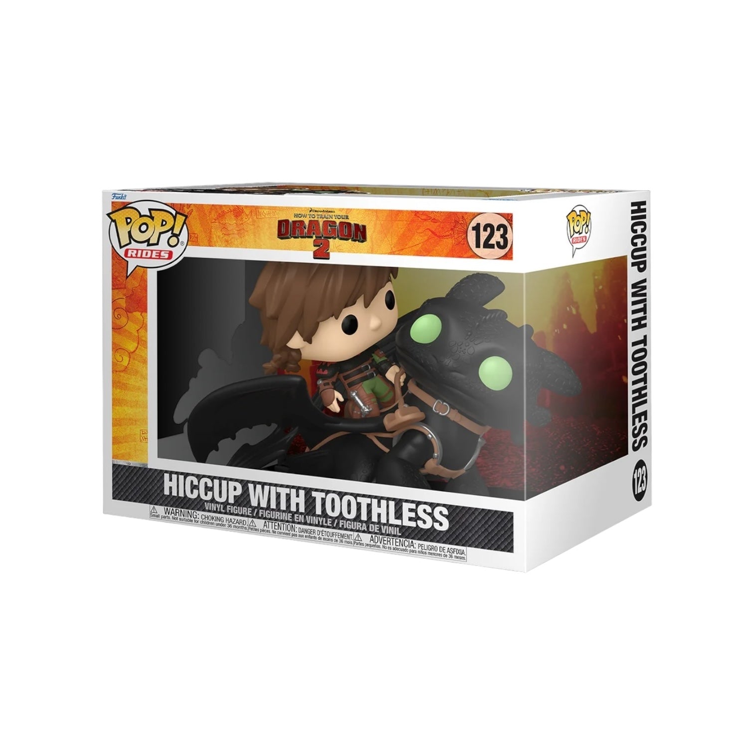 Hiccup With Toothless #123 Funko Pop! Ride - How To Train Your Dragon 2