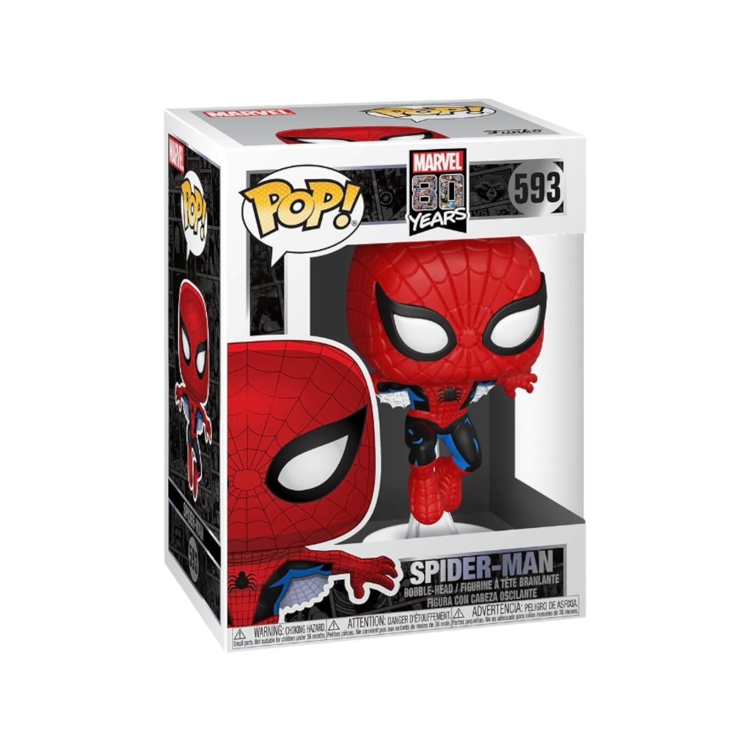 Spider-Man #593 Funko Pop! - Marvel 80 Years